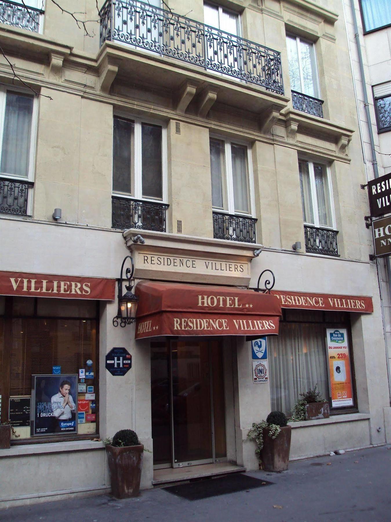 Residence Villiers Paris Exterior foto